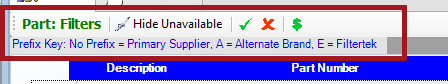 The toolbar at the top of the Catalog tab.